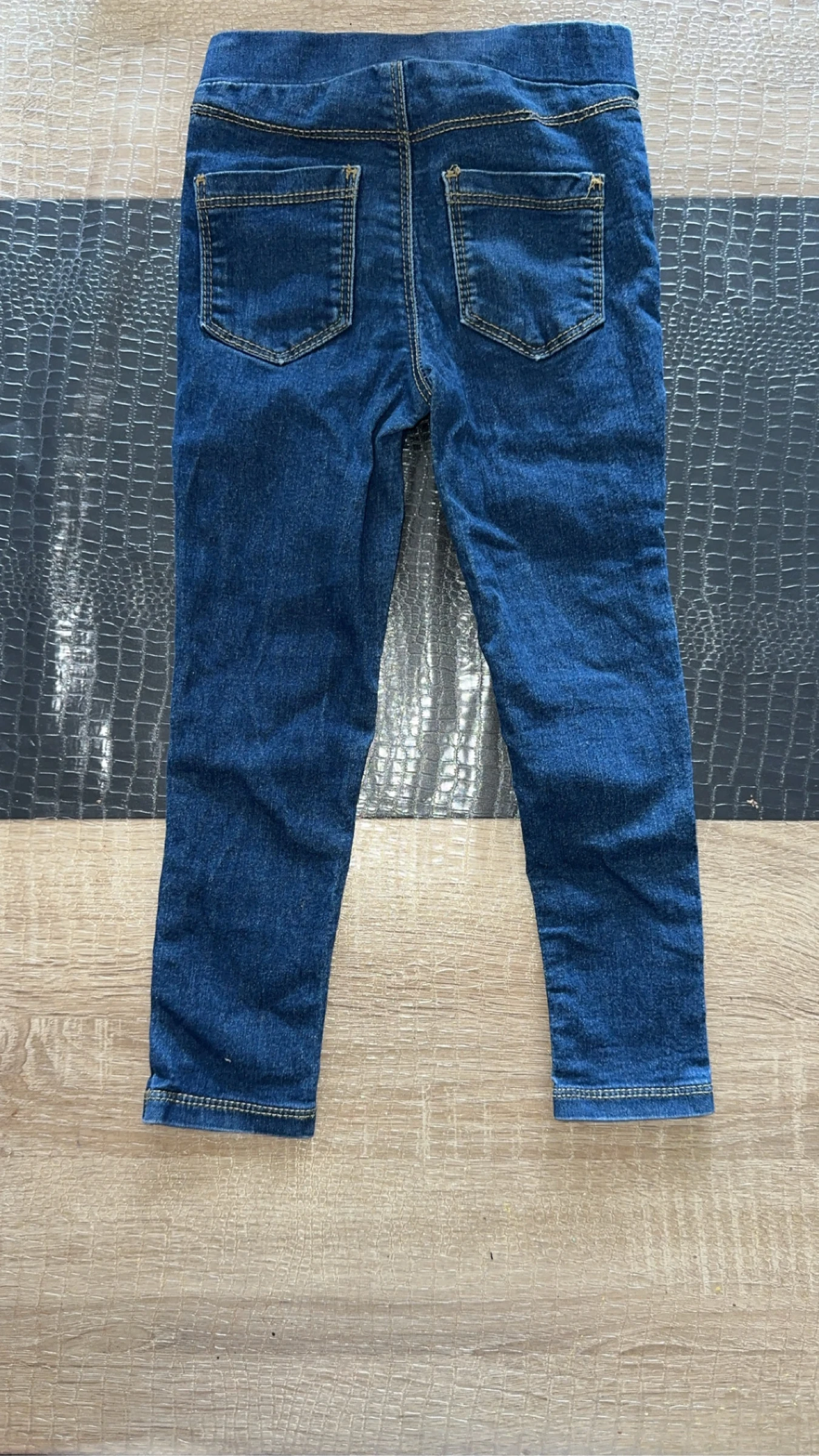 Little girls blue jegging – photo 2